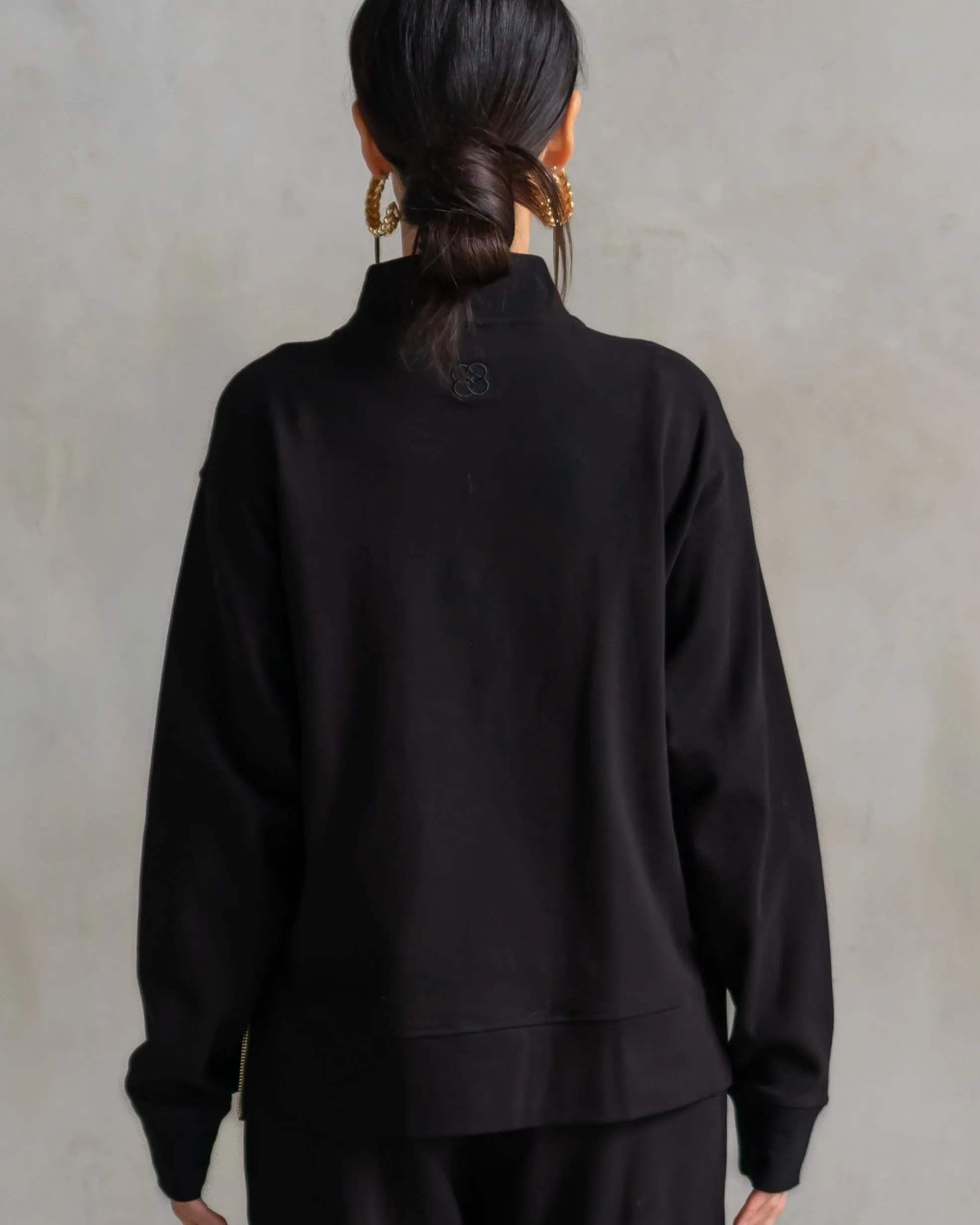 Bella Interlock Mock Neck
