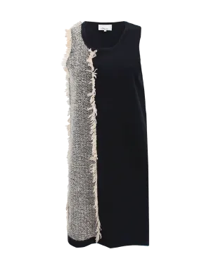 Bi-Color Fringe Dress