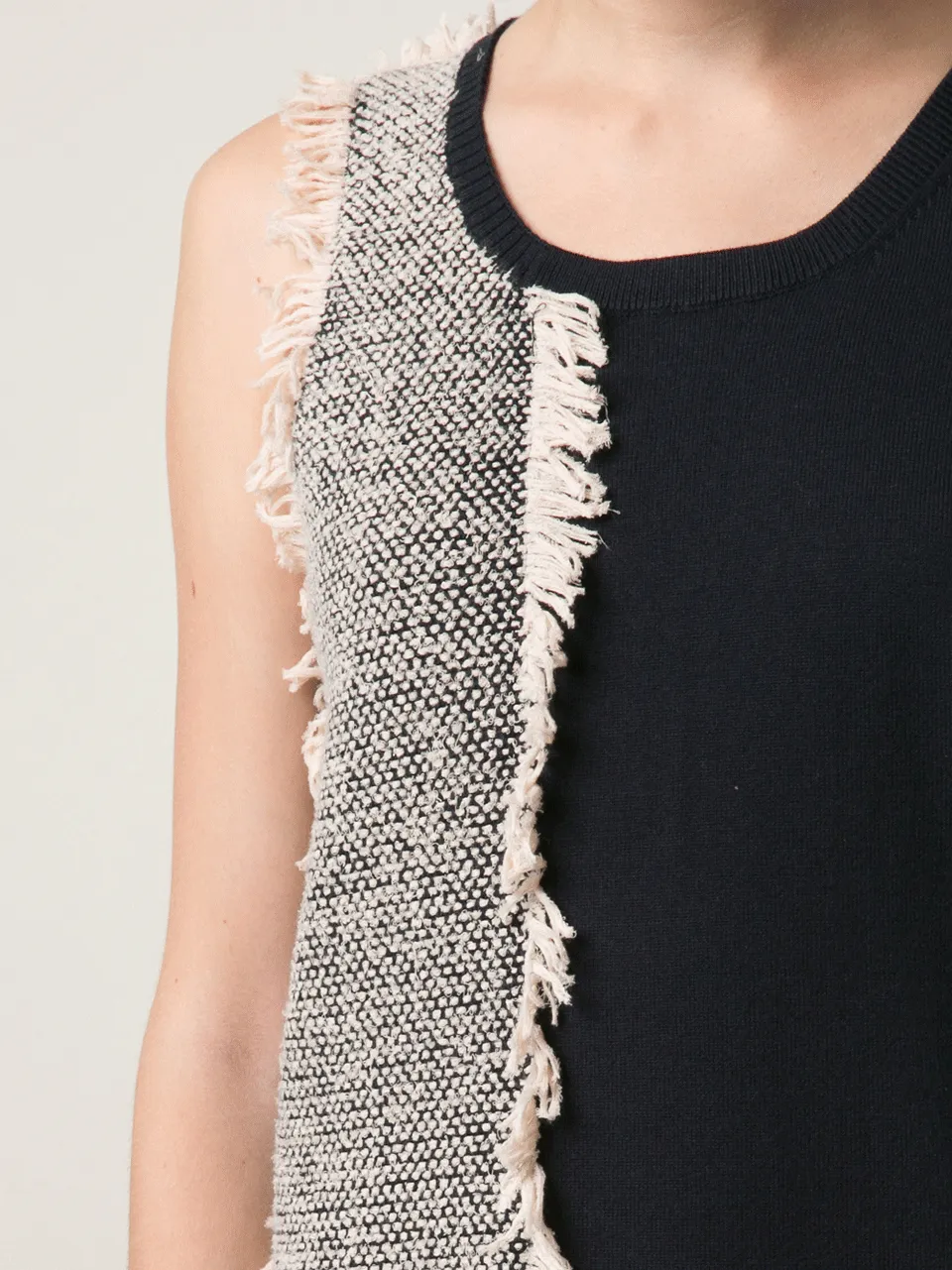 Bi-Color Fringe Dress