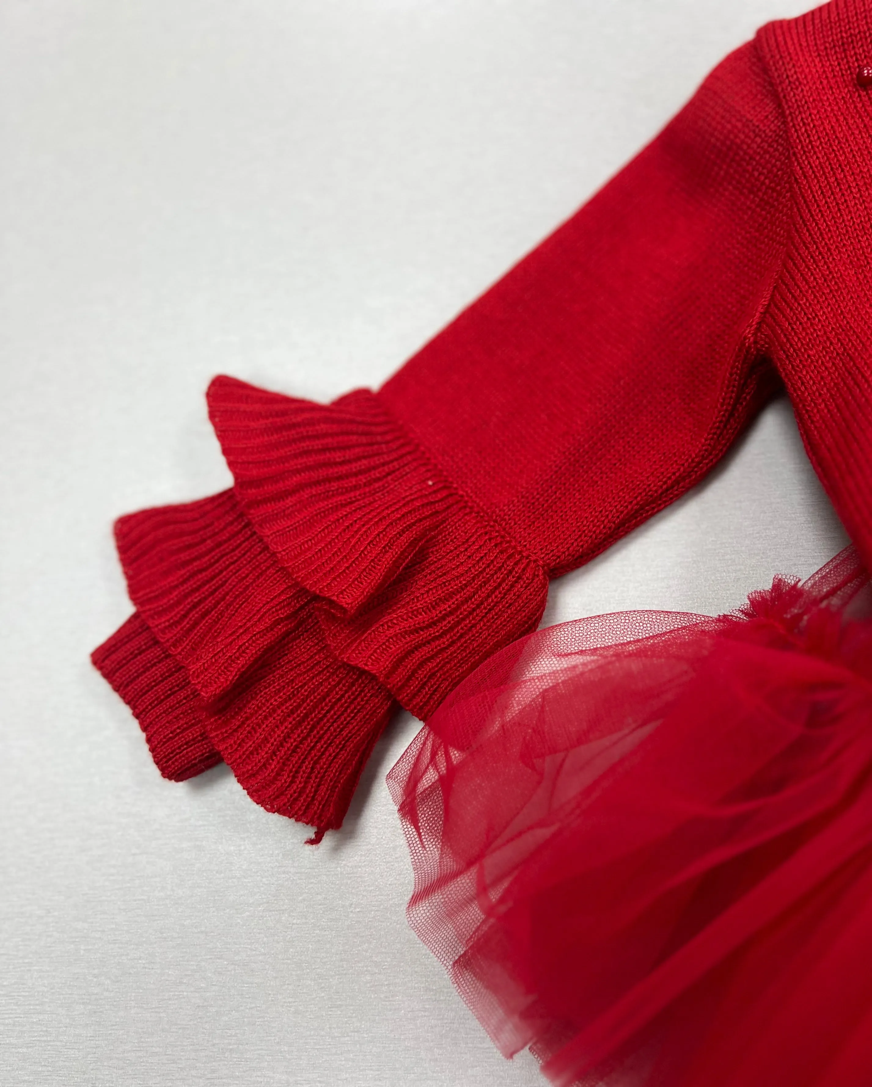 Bimbalo 7432v 2pc Red skirt set made in Italy