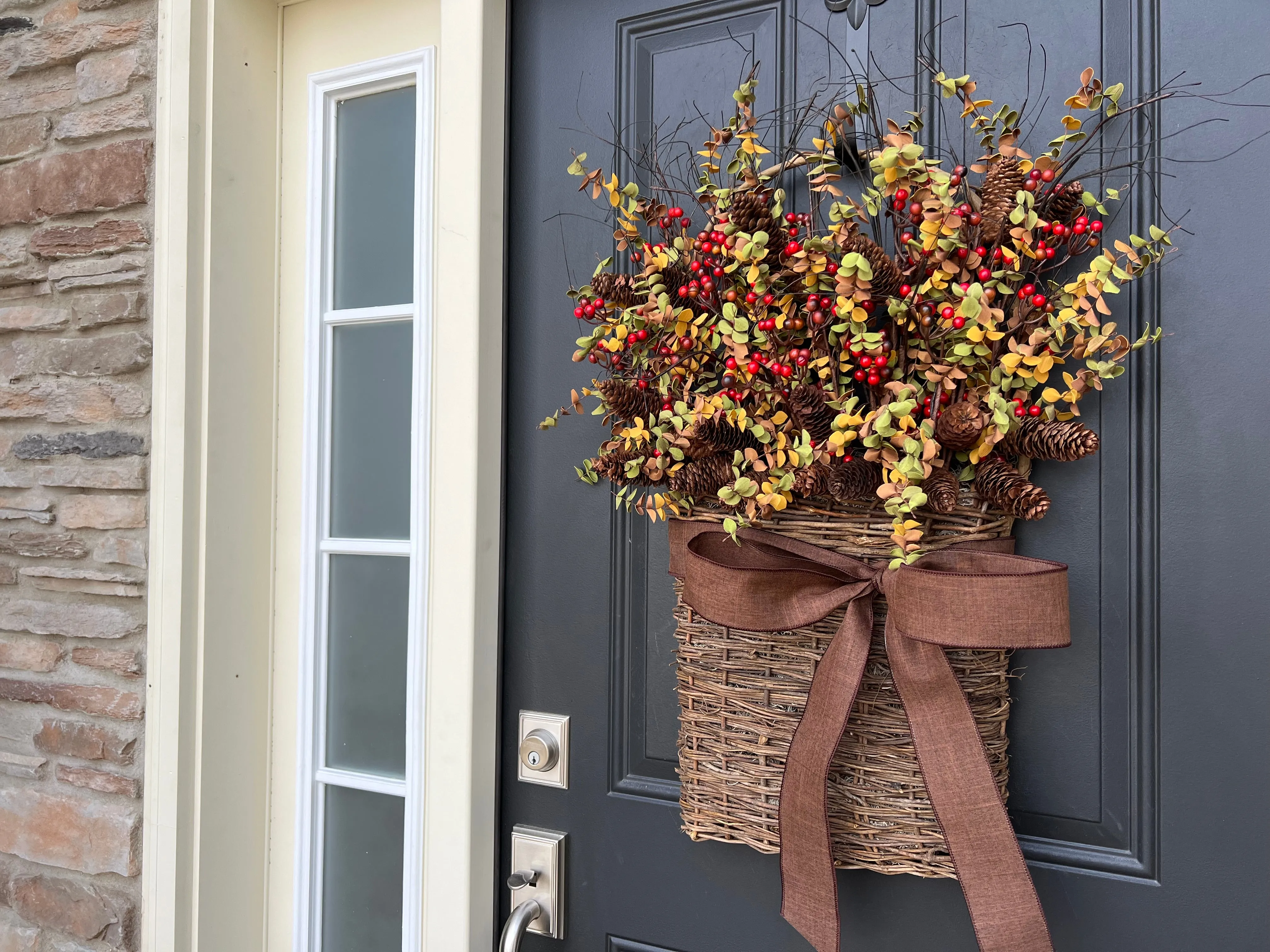 Bittersweet Fall Basket Wreath