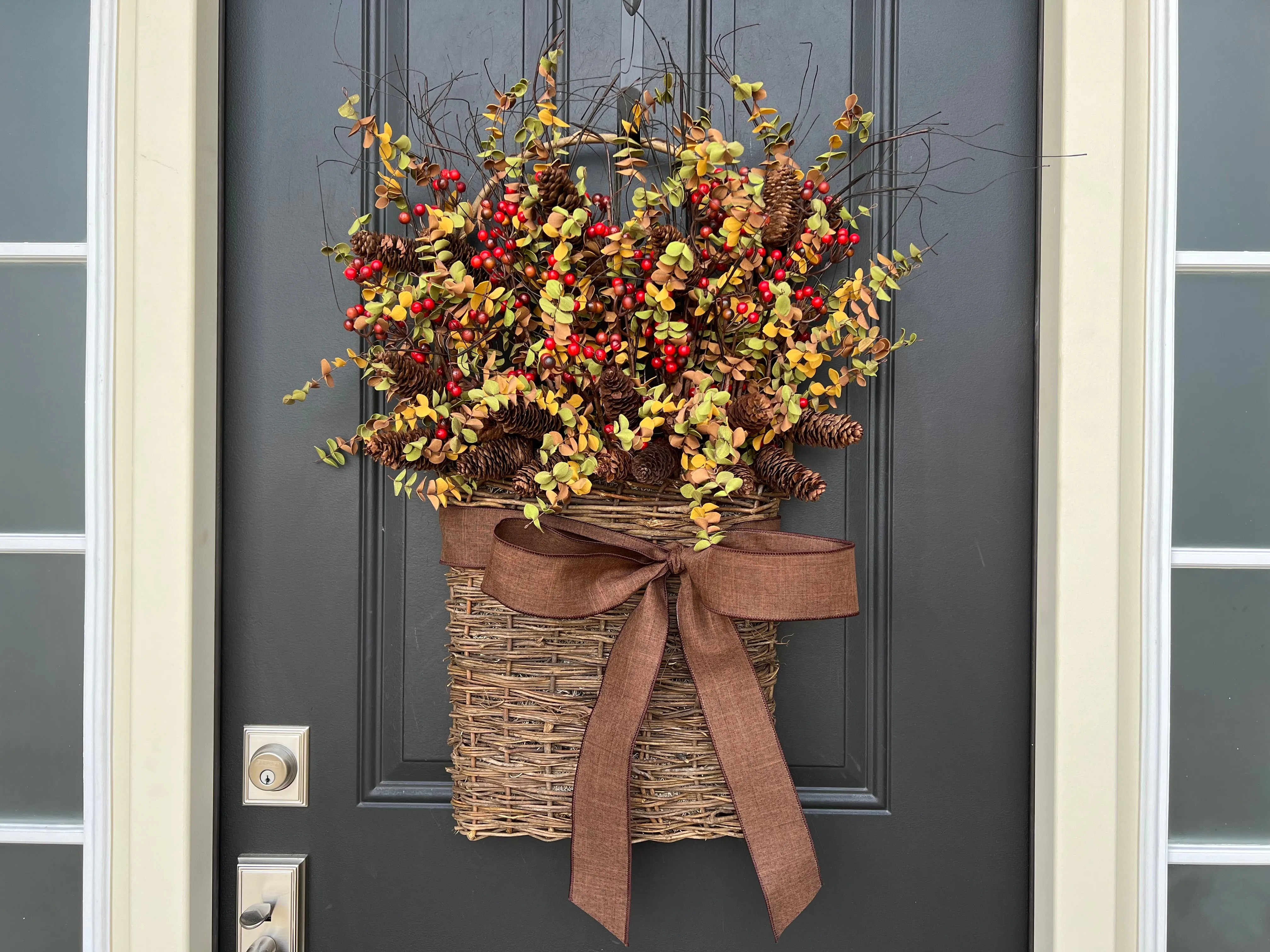 Bittersweet Fall Basket Wreath