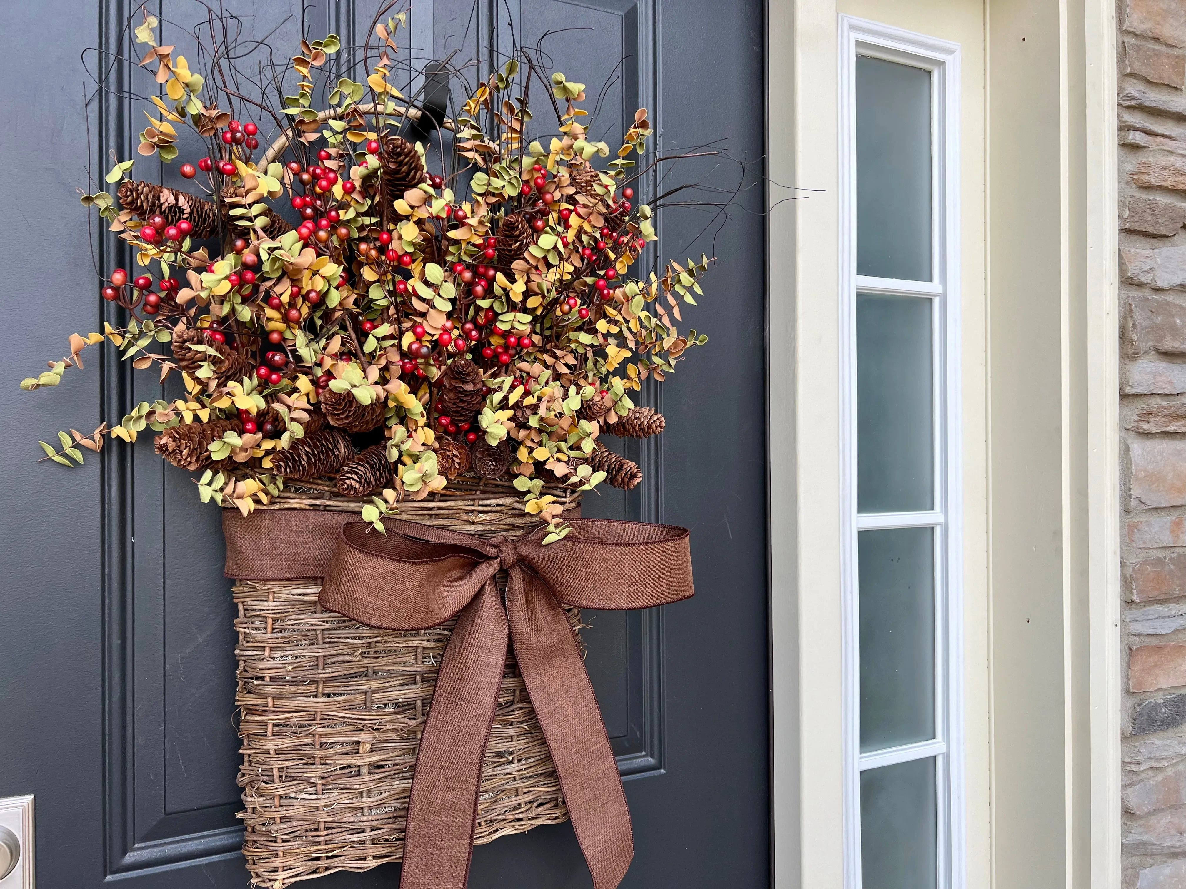 Bittersweet Fall Basket Wreath