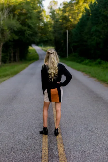 Black Crop Sweater