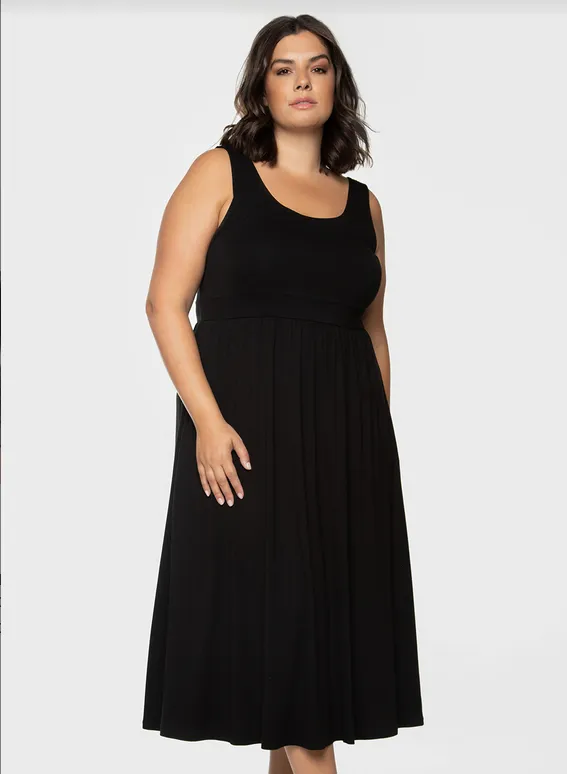 Black Midi Dress