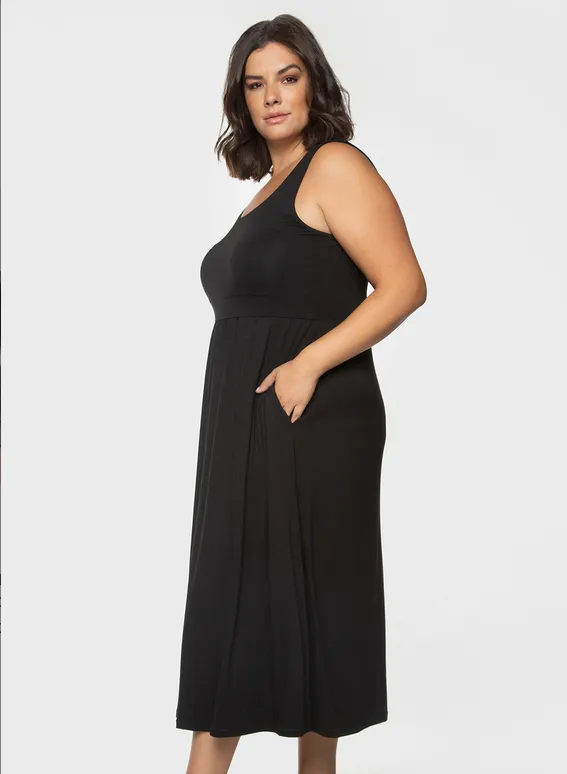 Black Midi Dress
