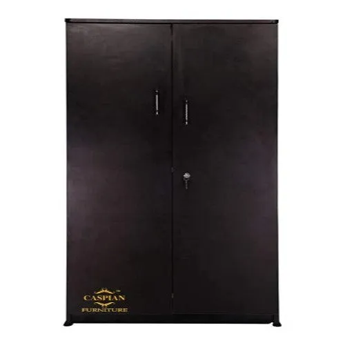 Black Wenge 2 Door Wardrobe with 4 Shelves| Wardrobe for Bedroom/Clothes Organizer
