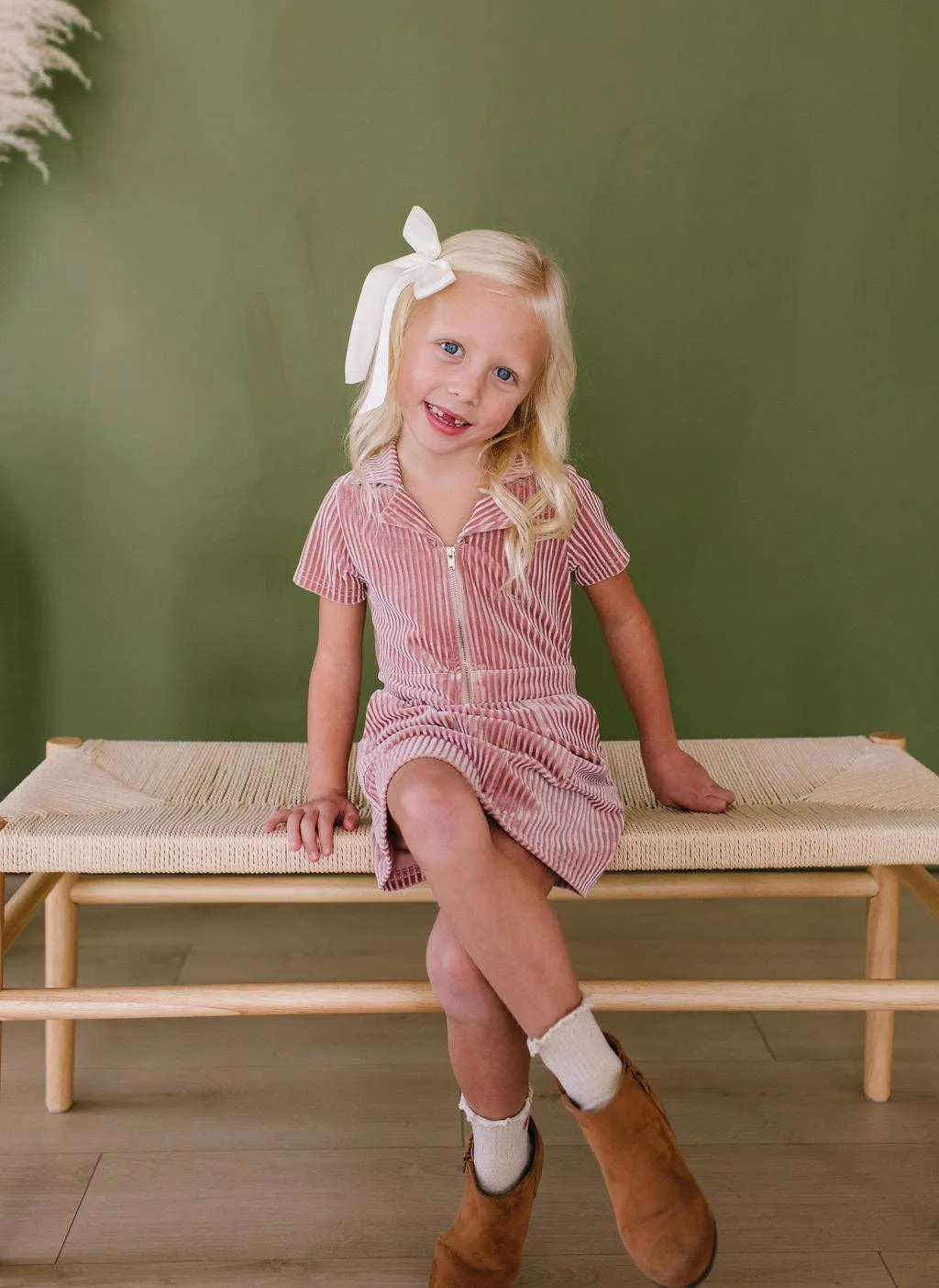 Blush Corduroy Dress