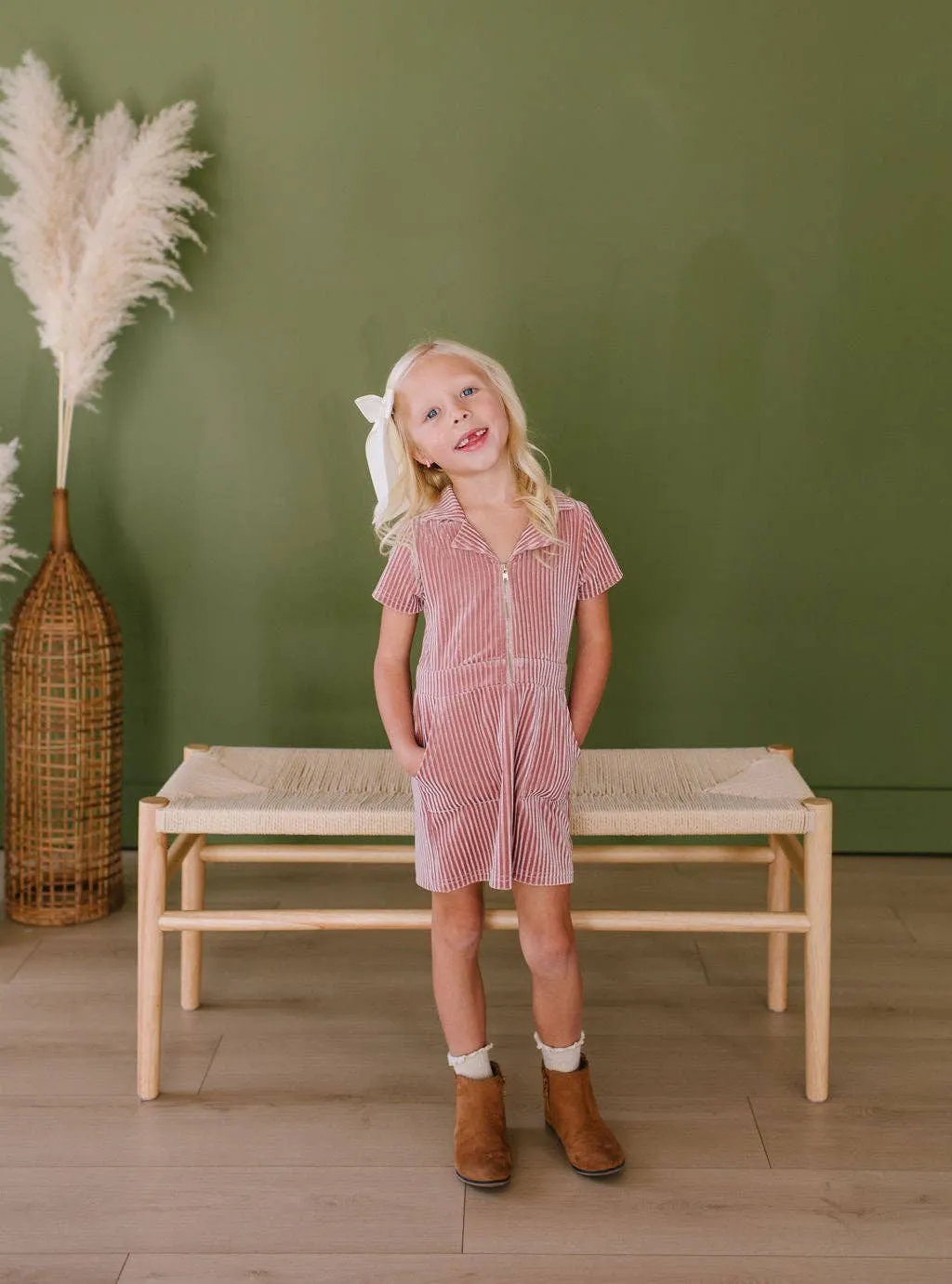Blush Corduroy Dress