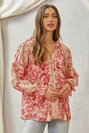 Boho Print Blouse #926