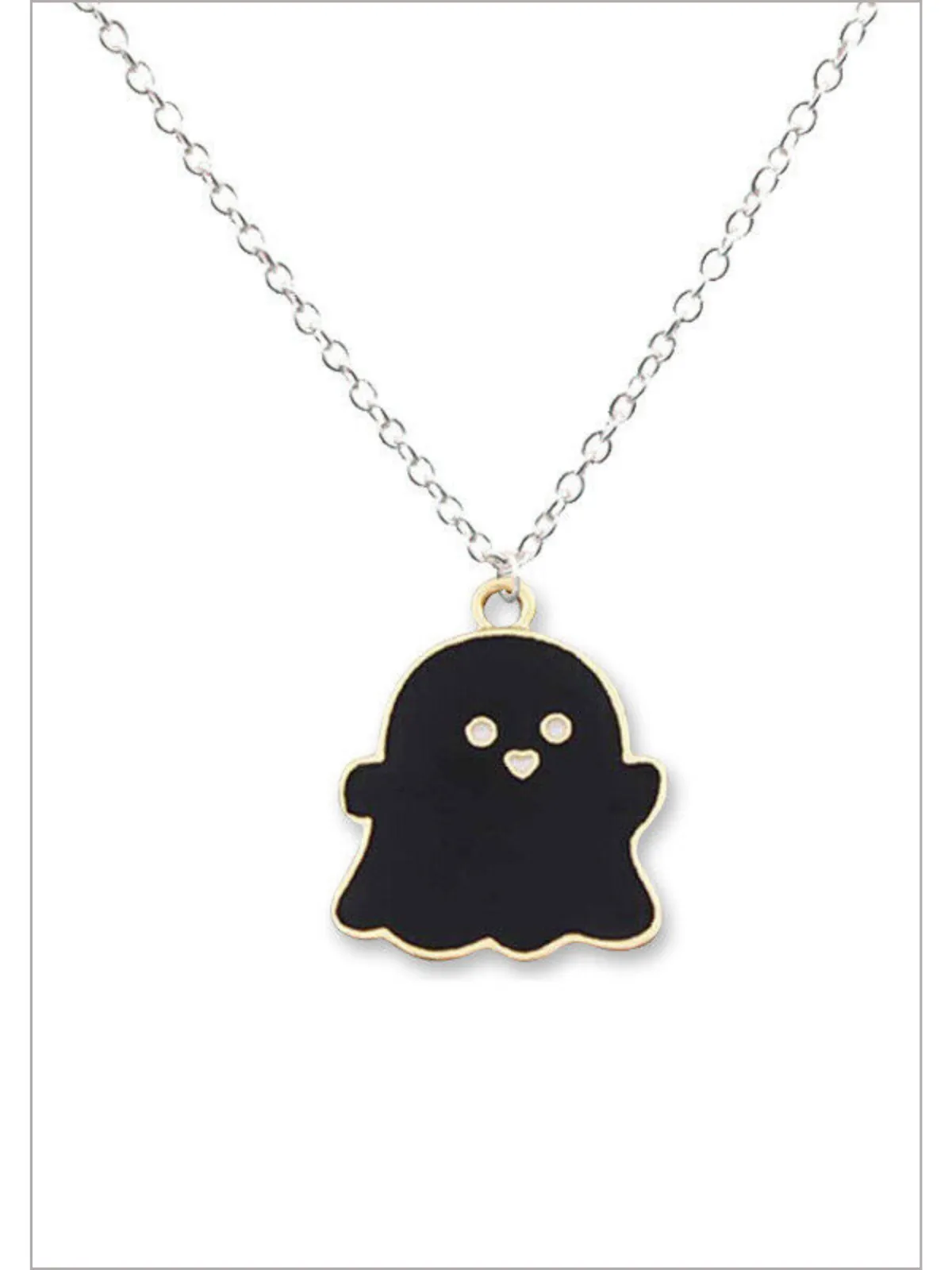 Boo-tiful Charm Ghost Pendant Necklace