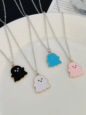 Boo-tiful Charm Ghost Pendant Necklace