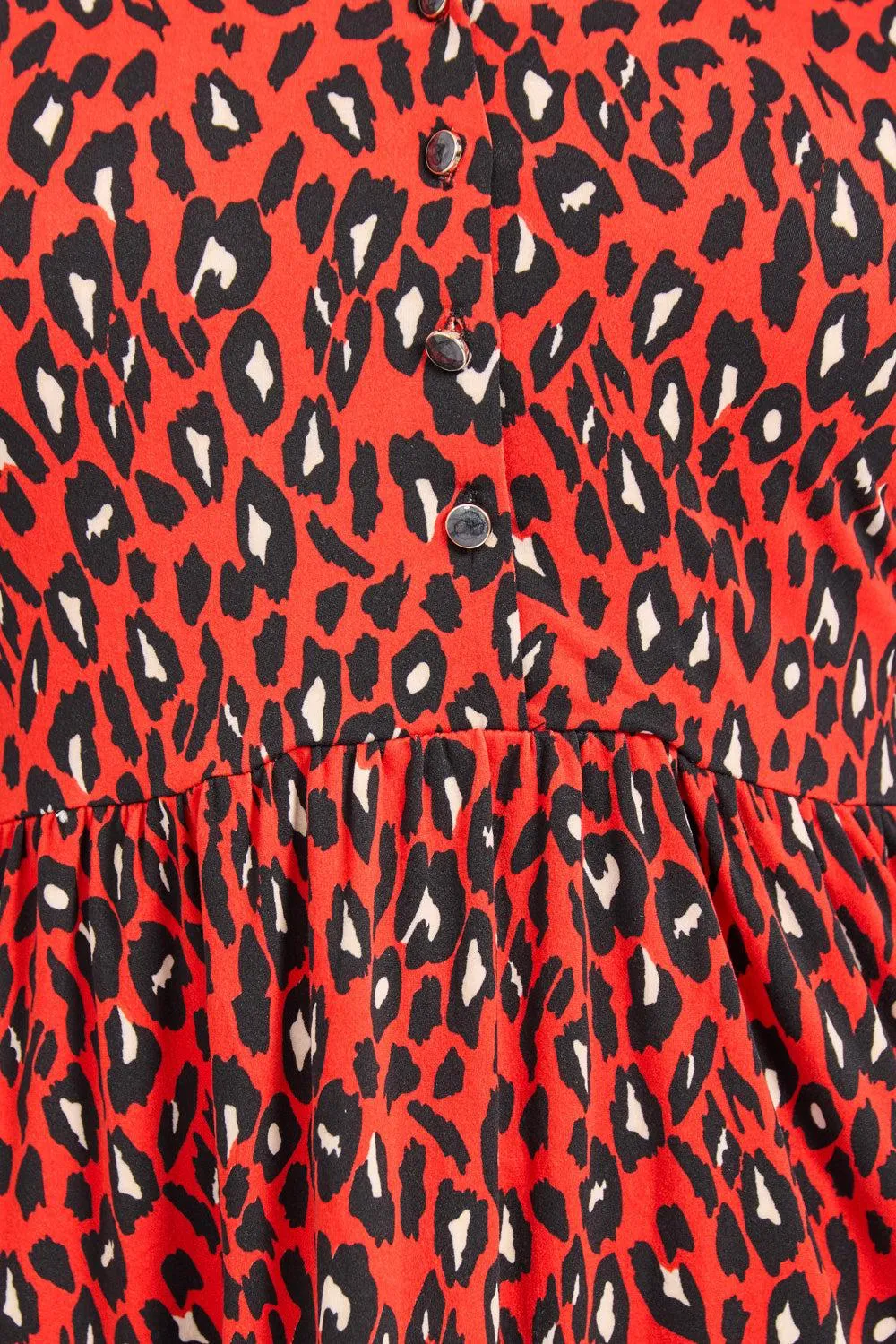 Border Print Soft Touch Blouse