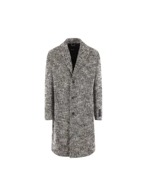 Bouclé Wool Coat