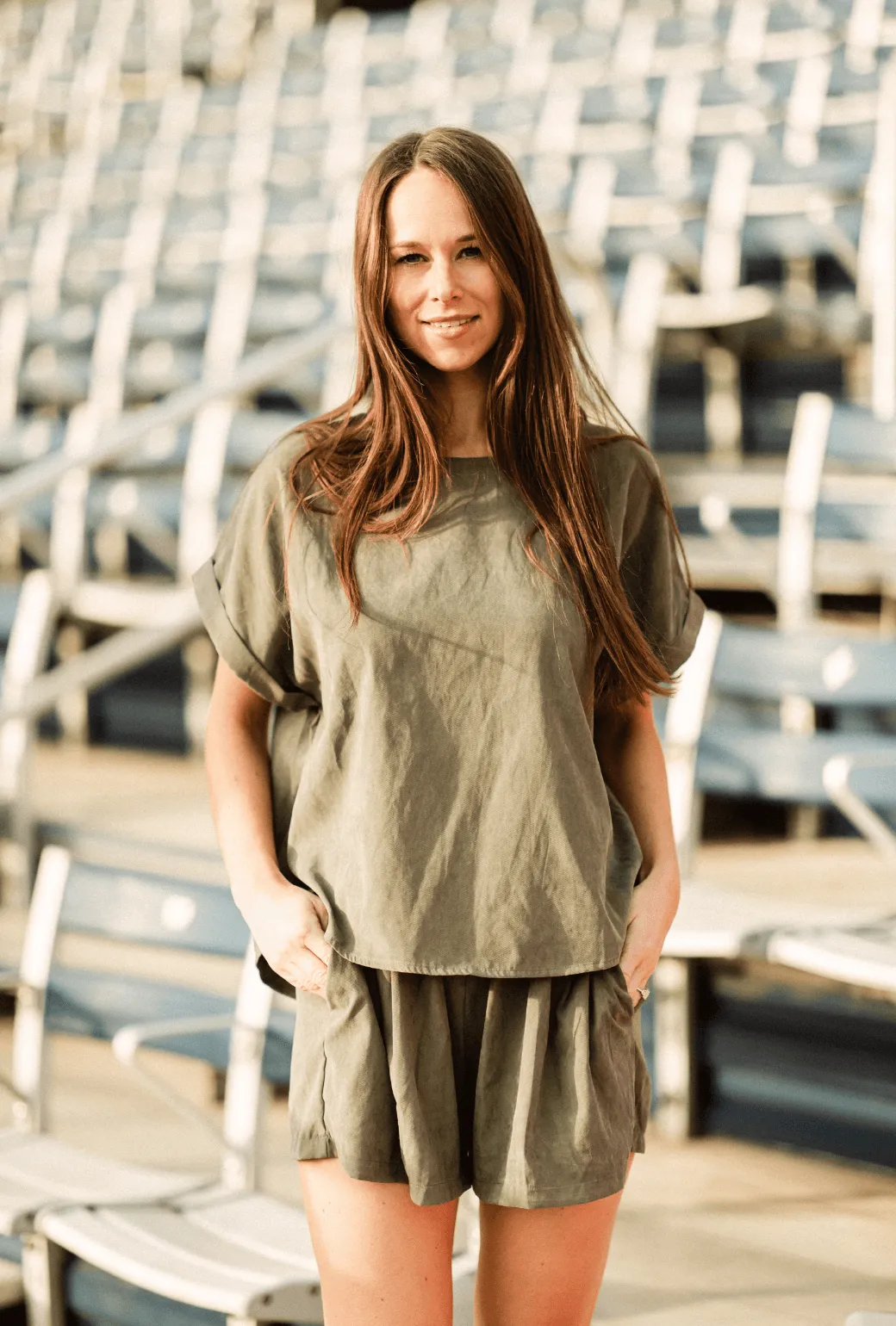 Box Top - Olive