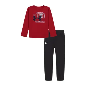 Boys' Under Armour Infant Stamp Logo Longsleeve/Jogger Set