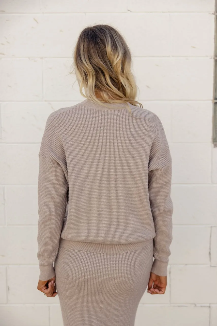Brantley Waffle Textured Sweater