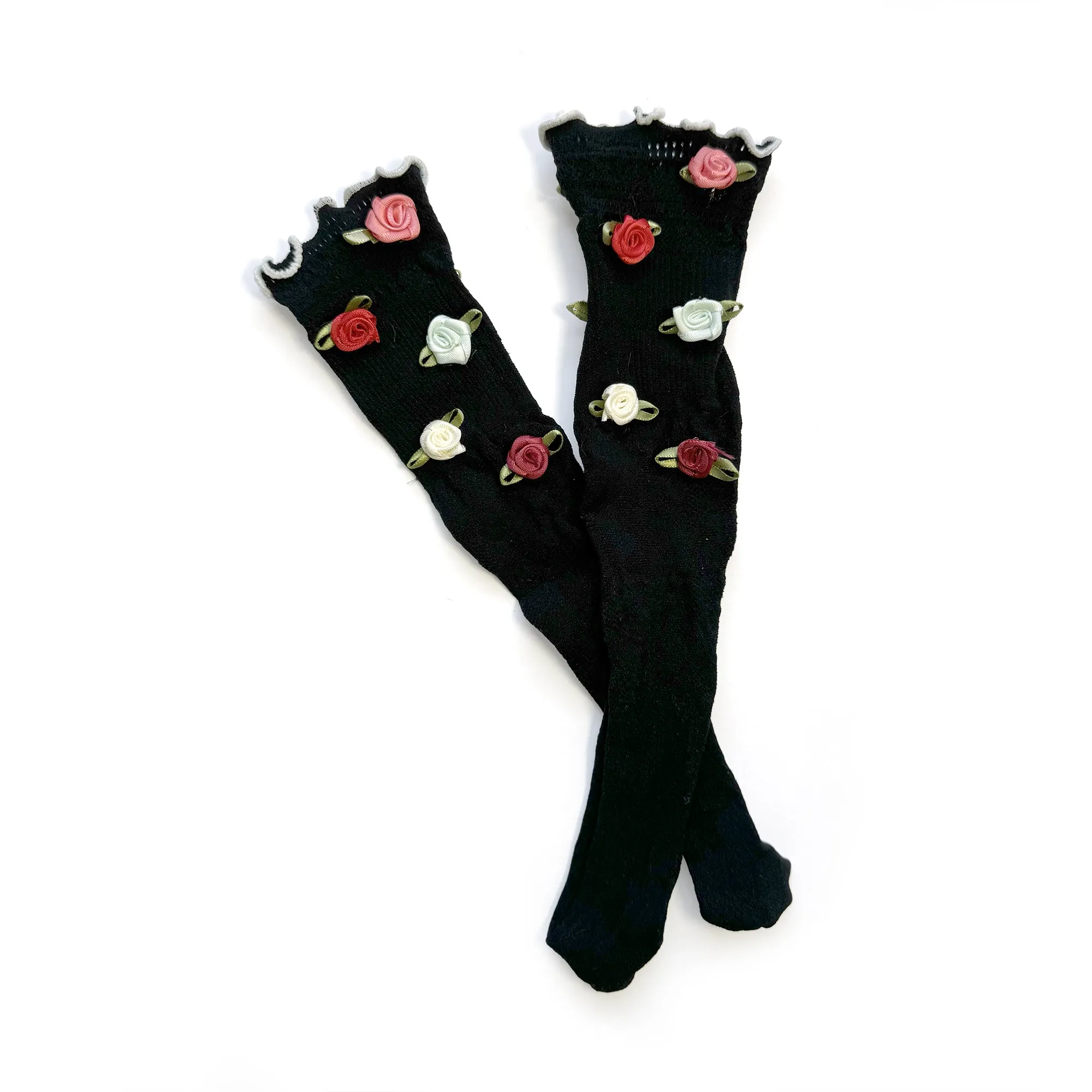 Briar Rose Socks – Cozy Floral Knit Socks for Fall & Winter | Perfect Gift for Her