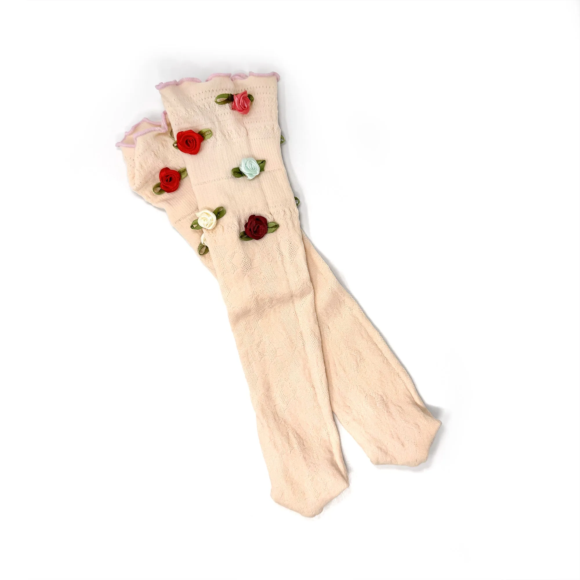 Briar Rose Socks – Cozy Floral Knit Socks for Fall & Winter | Perfect Gift for Her
