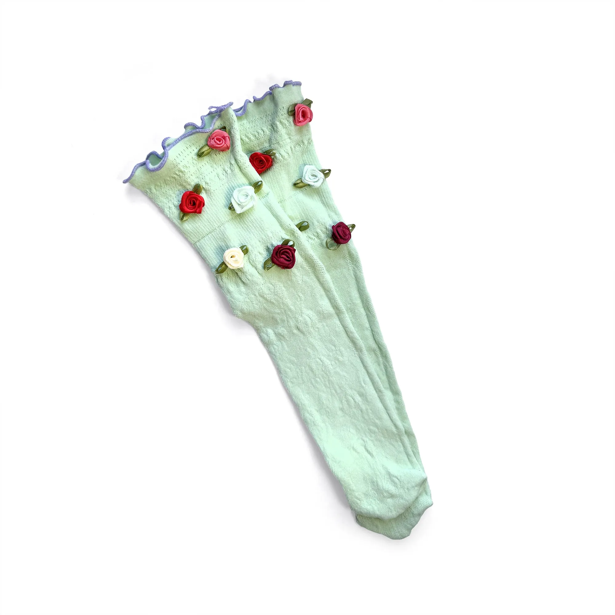 Briar Rose Socks – Cozy Floral Knit Socks for Fall & Winter | Perfect Gift for Her