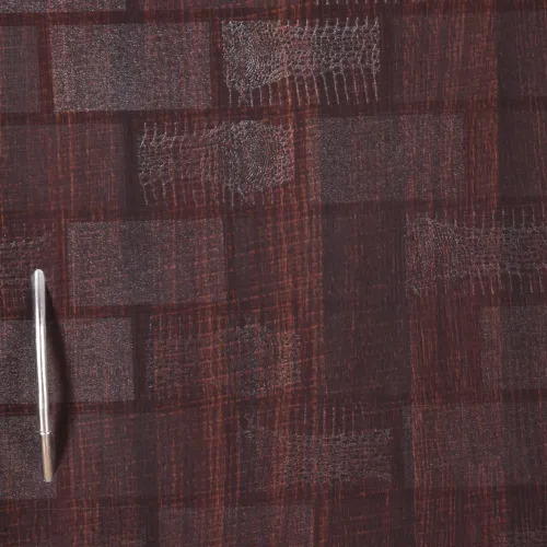Brick Textured Single Door Wardorbe with Mirror