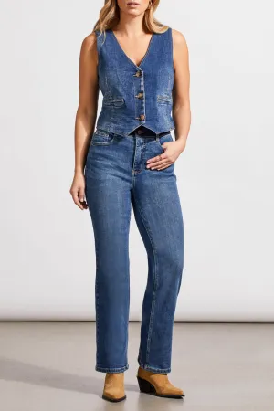 Brooke Hugging Microflare Jeans - Soft Indigo