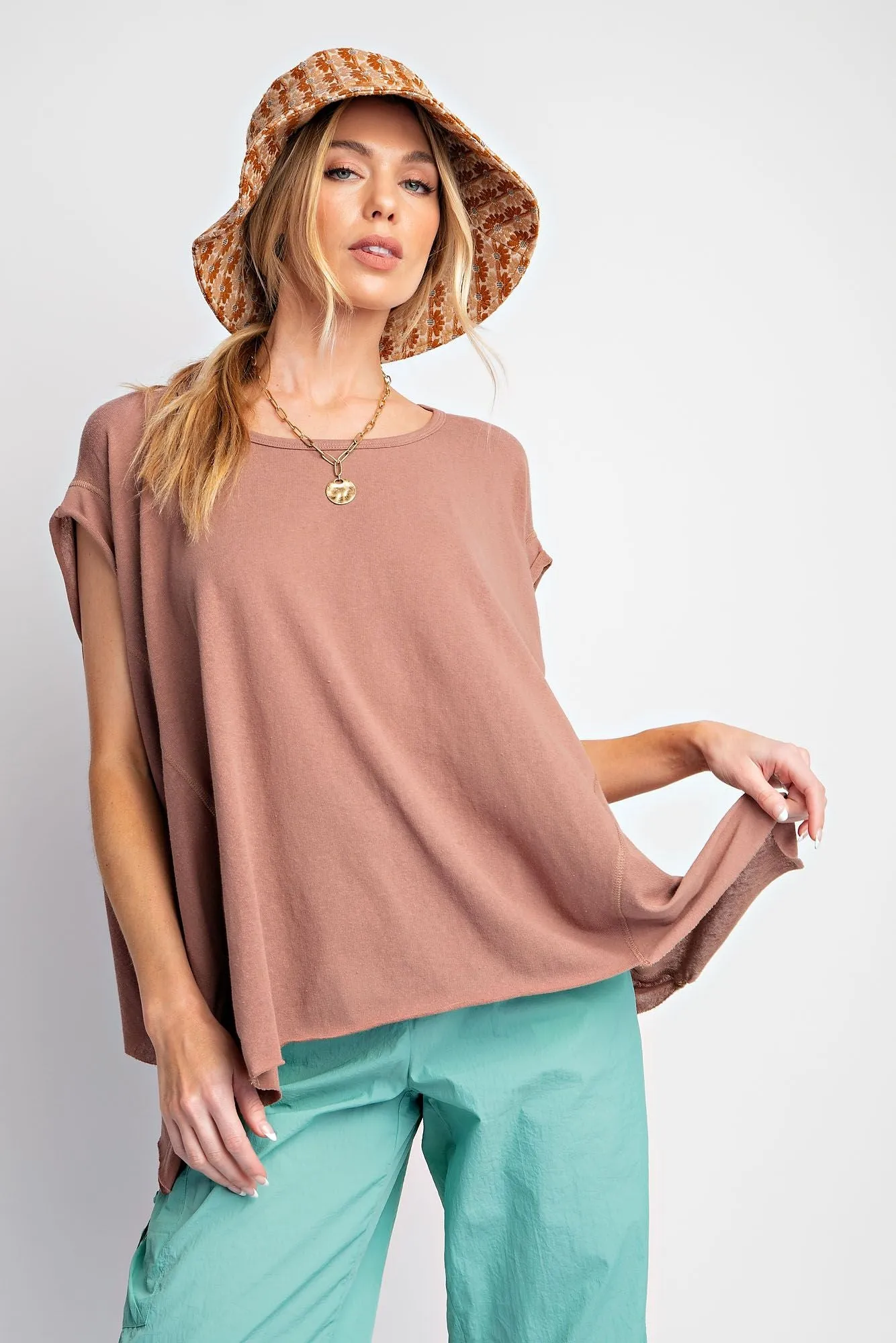 Brown Finn Top