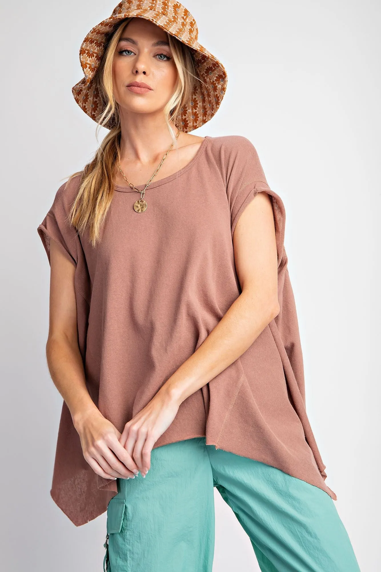 Brown Finn Top