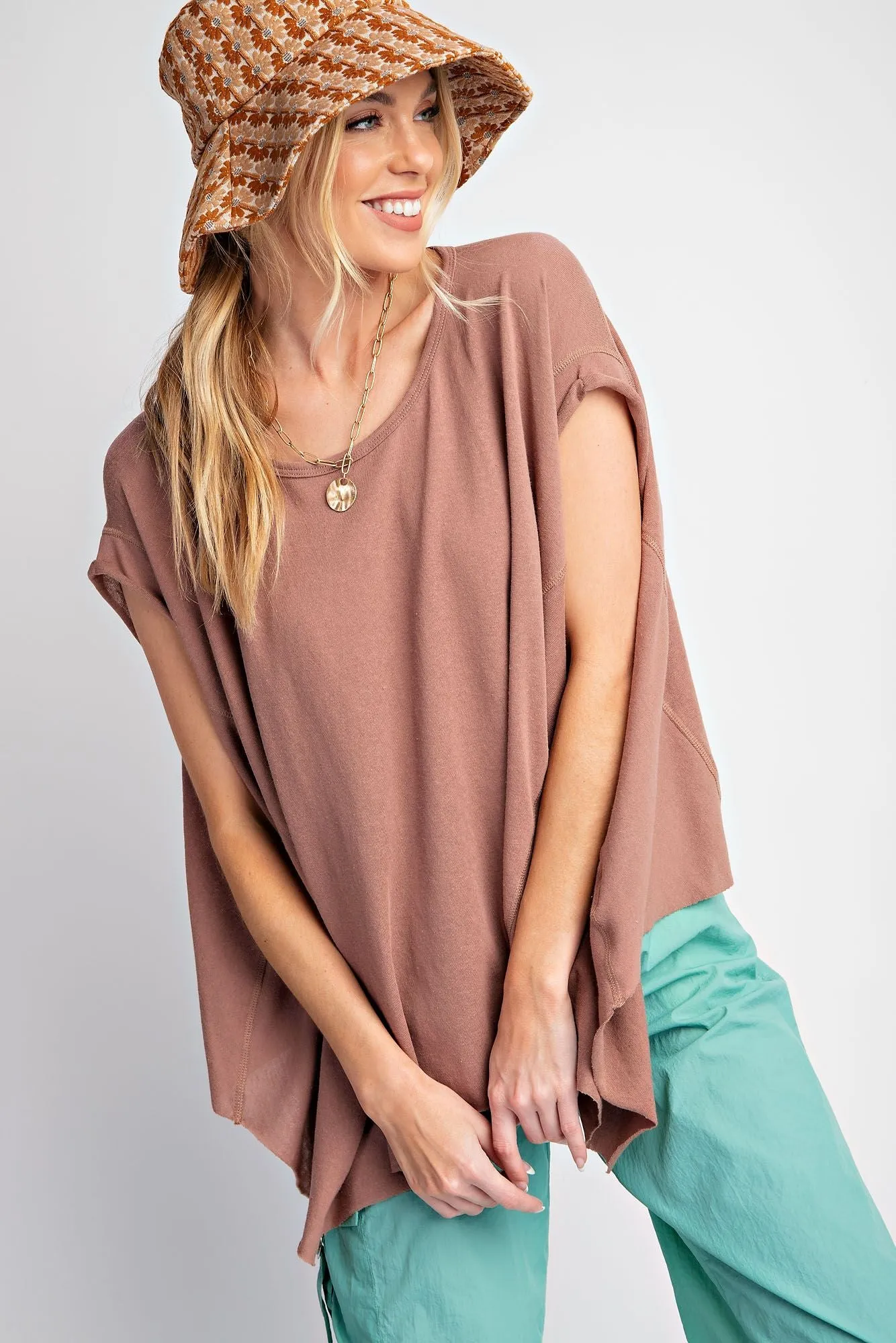 Brown Finn Top