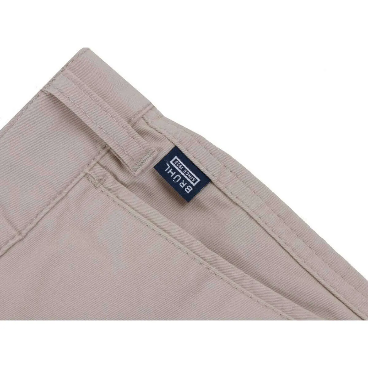 BRUHL Montana Nanotec Gabardine Stretch Chinos - Beige