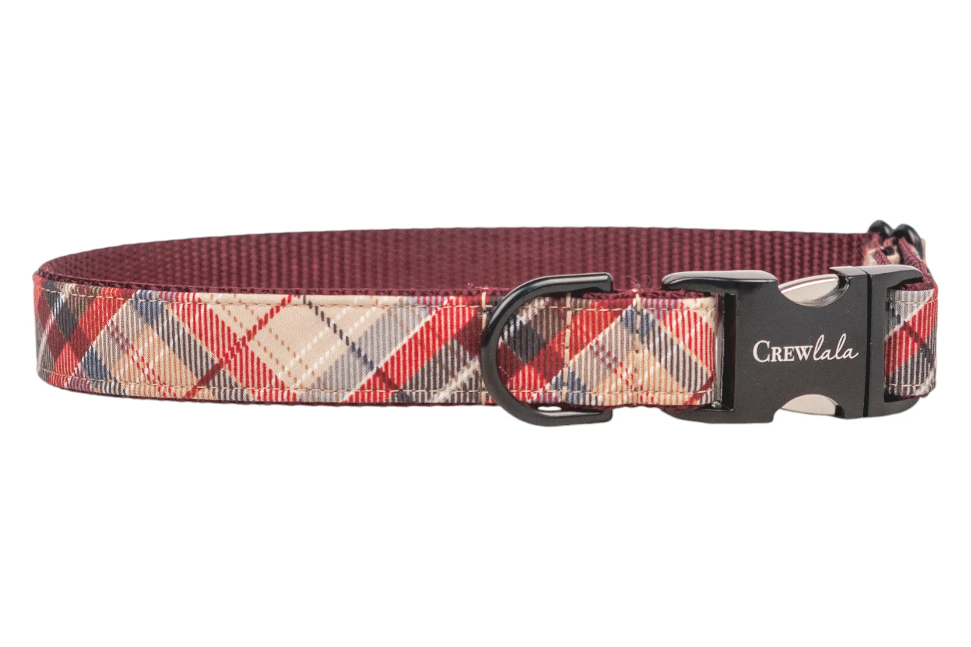Burbank Plaid Bow Tie Dog Collar