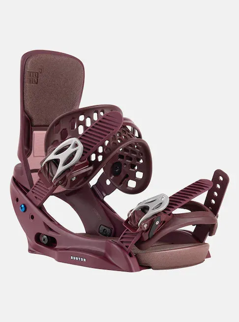 Burton Lexa X EST Snowboard Bindings Womens 2024 Almandine