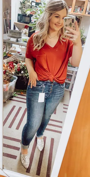 Button Up Buttercup Jean