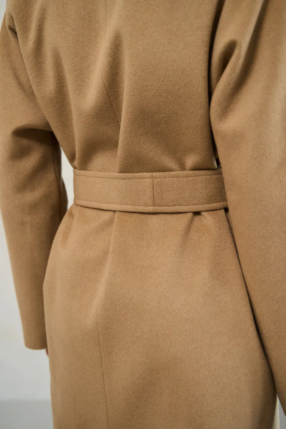 Camel cashmere coat