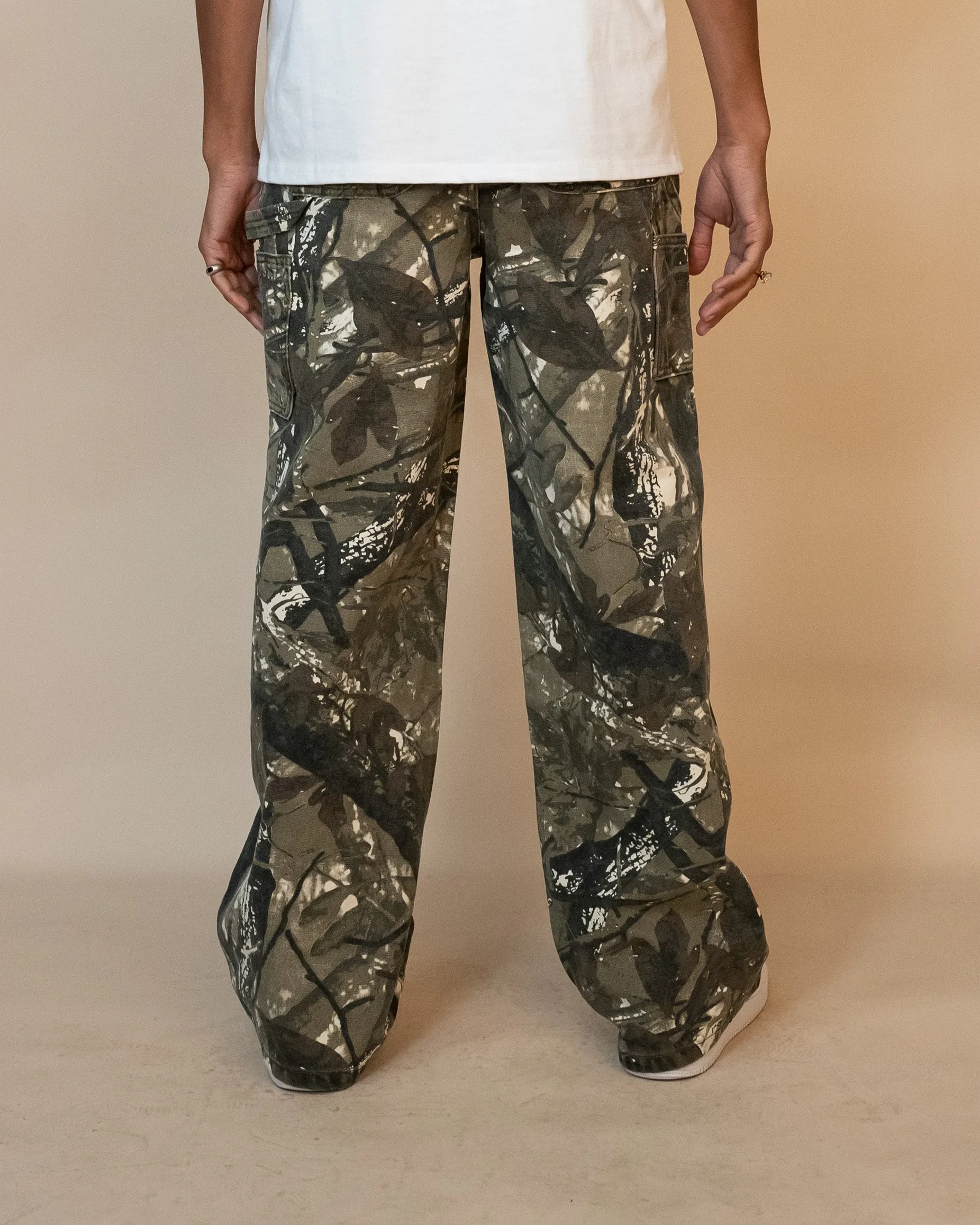 CAMO CARPENTER PANTS - HUNTER CAMO