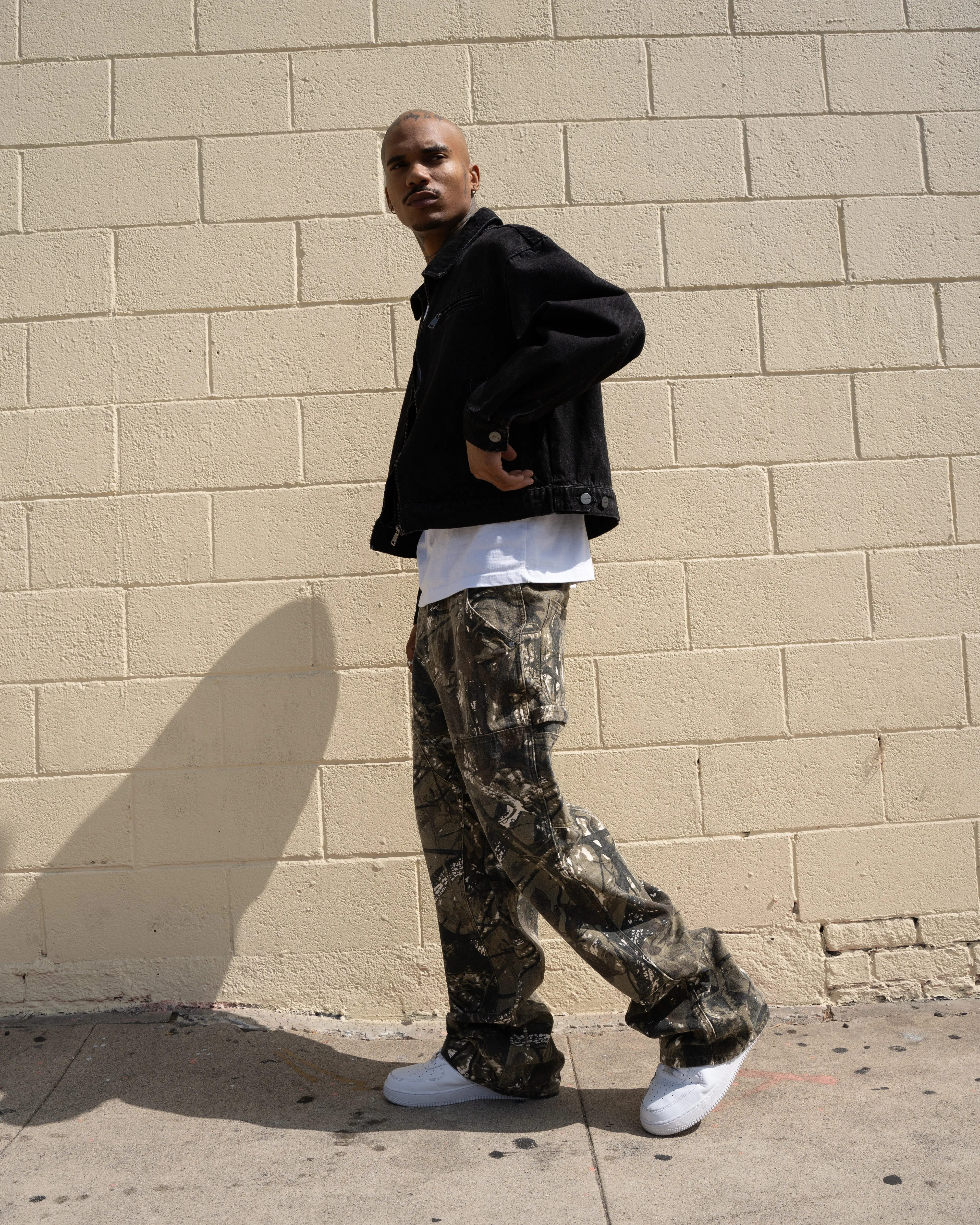 CAMO CARPENTER PANTS - HUNTER CAMO