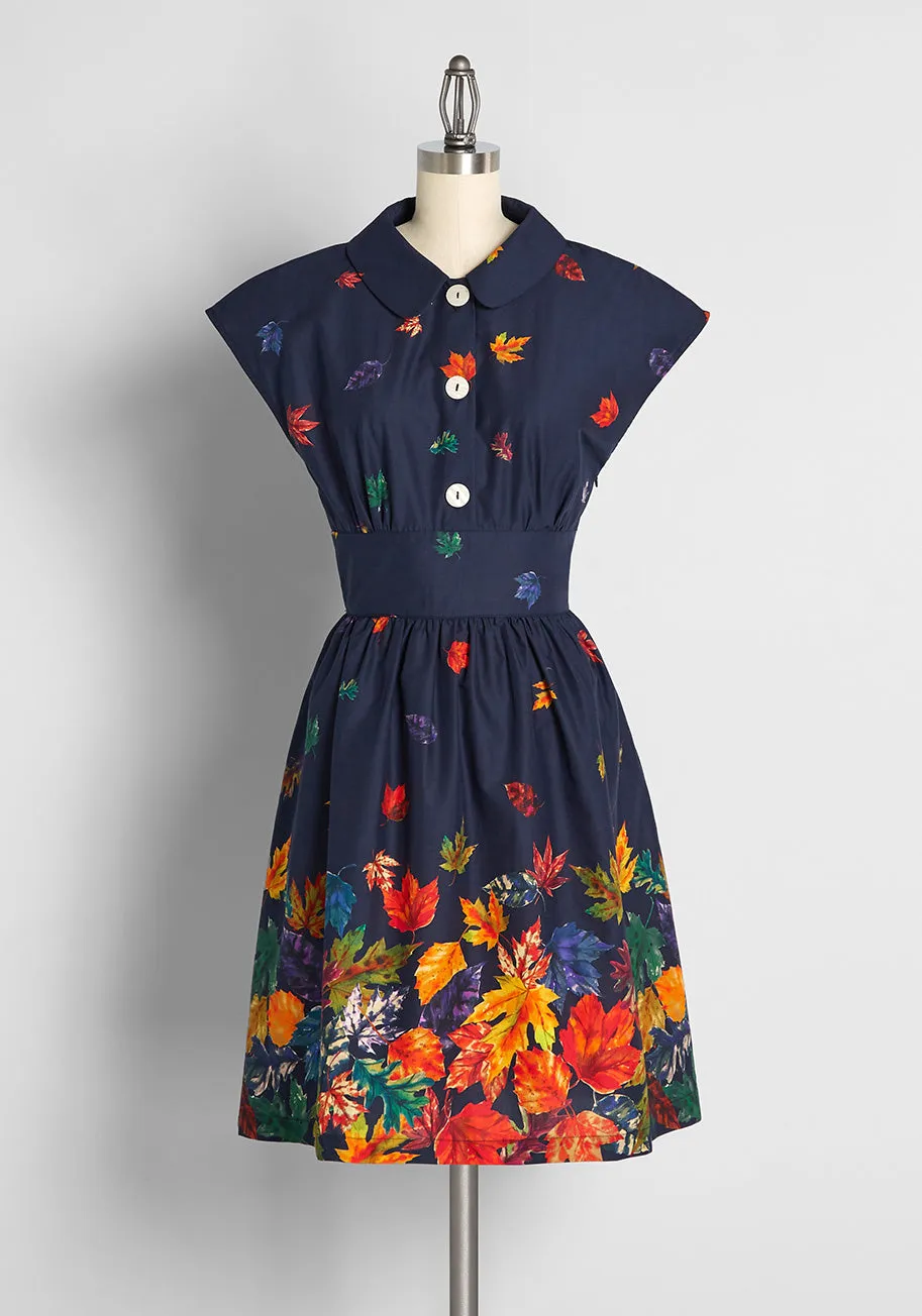 Can't Be-leaf I'm Fallin' For You Fit and Flare Dress