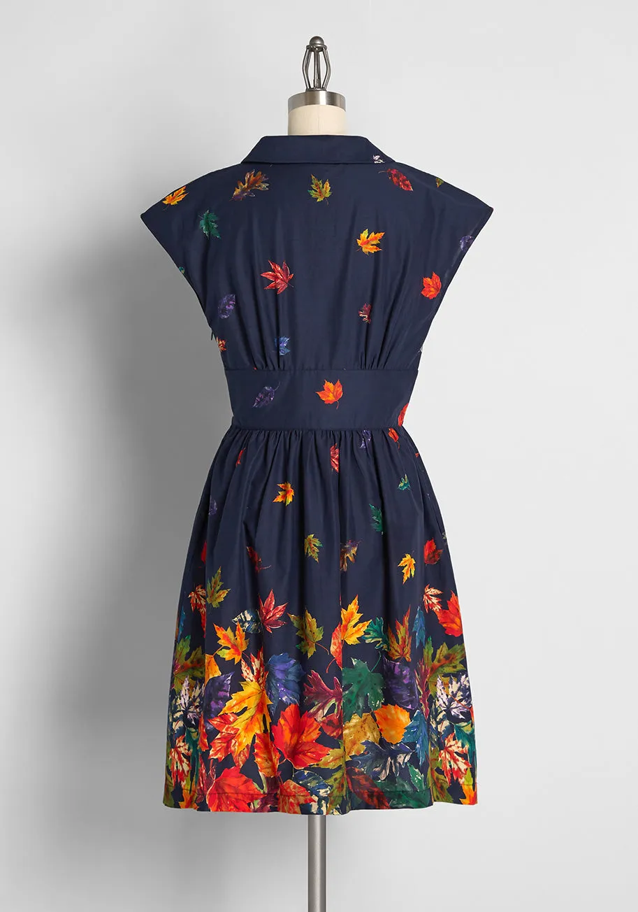 Can't Be-leaf I'm Fallin' For You Fit and Flare Dress