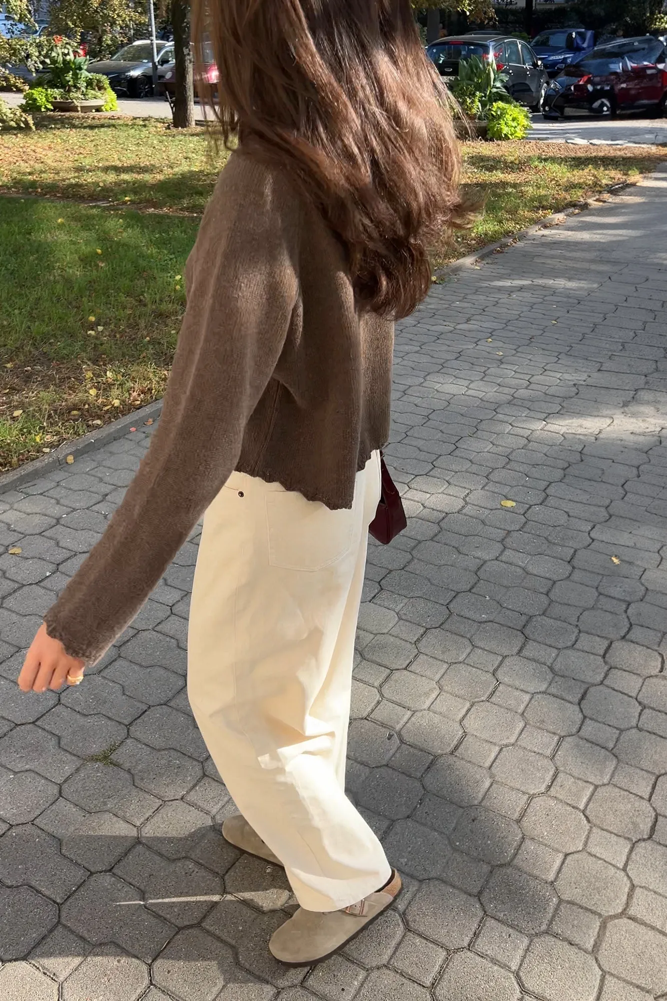 Cardigan in wool / 16 / 15 / calm brown