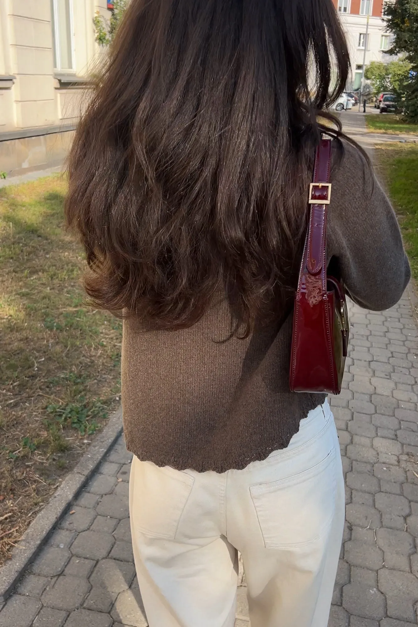 Cardigan in wool / 16 / 15 / calm brown