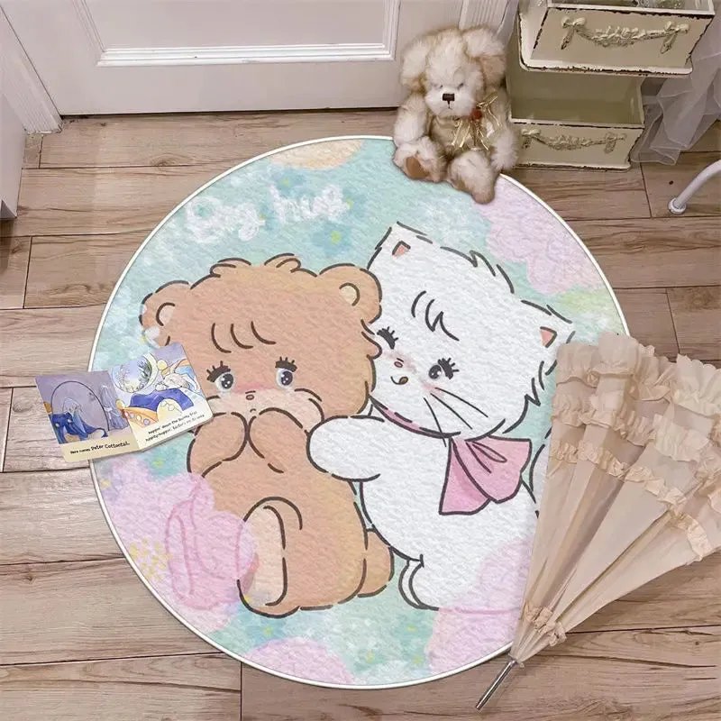 Cartoon Pink Mikko Rug - Lovesickdoe