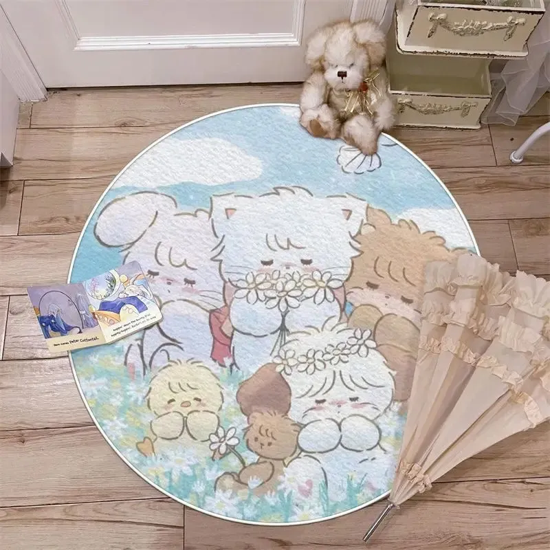 Cartoon Pink Mikko Rug - Lovesickdoe