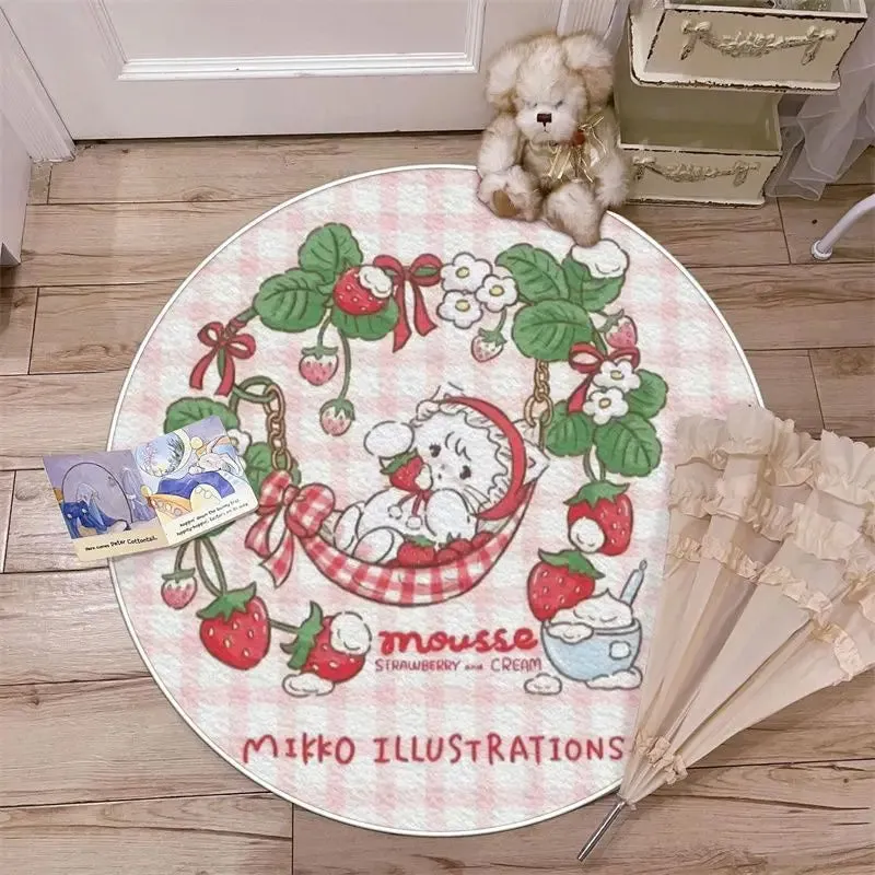 Cartoon Pink Mikko Rug - Lovesickdoe