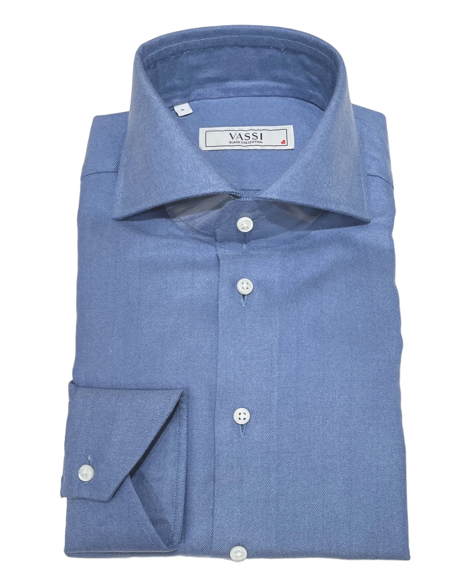 Cashmere Touch Sport Shirt in Blue