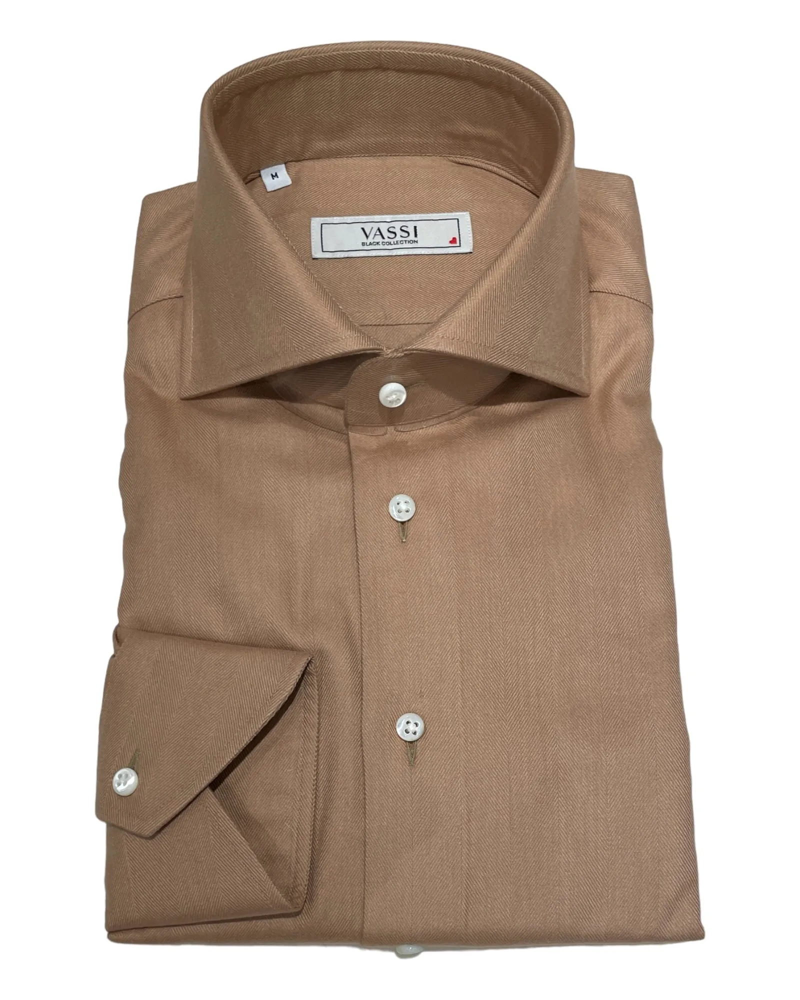Cashmere Touch Sport Shirt in Caramel