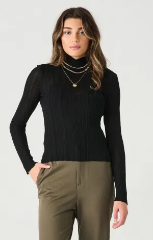 Catherine Mock Neck Long Sleeve
