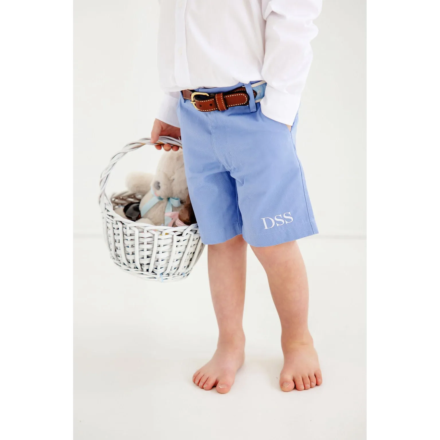 Charlies Chinos Twill- Park City Periwinkle/ Worth Avenue White