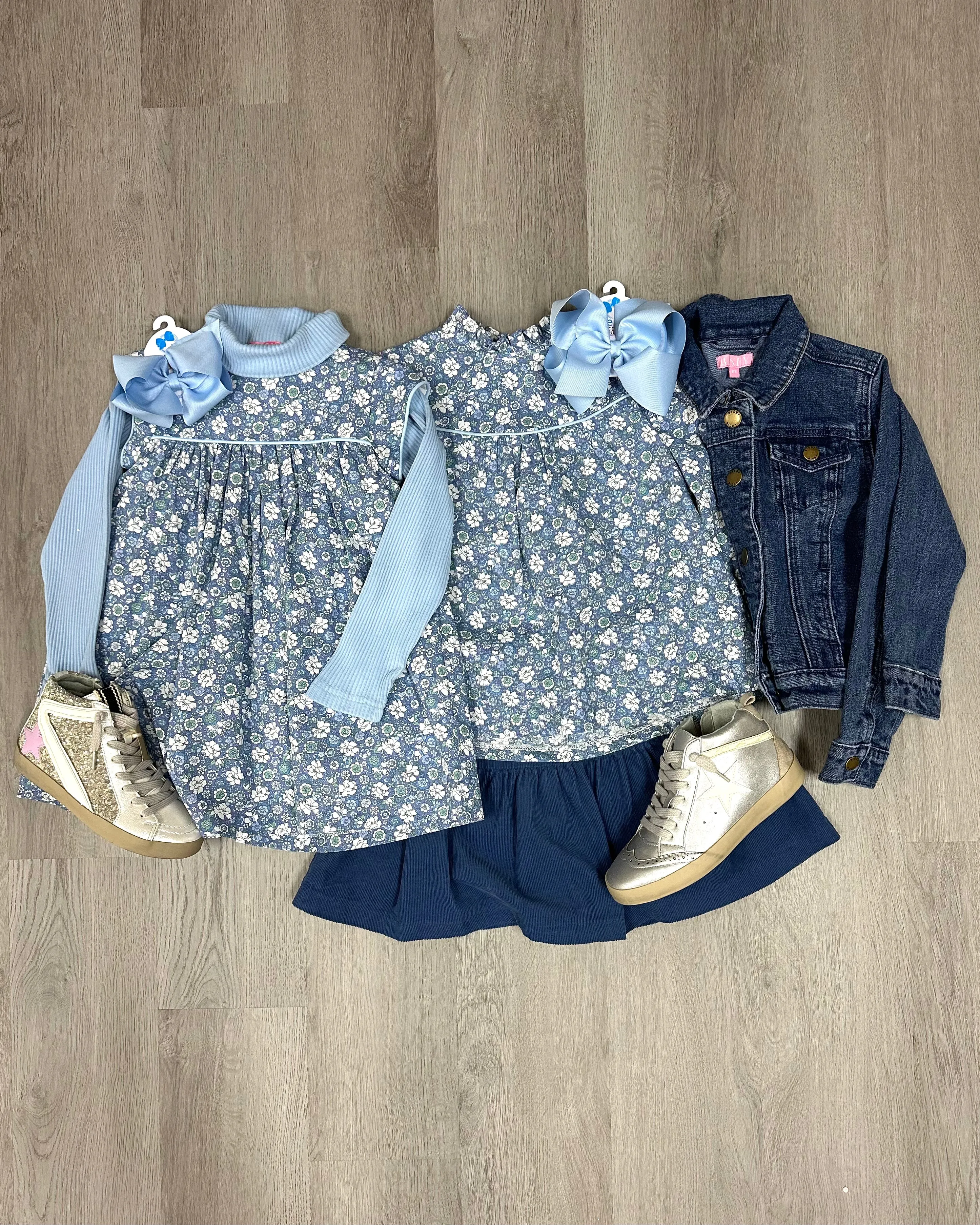 Charlotte Dress - Bedford Gardens Blue