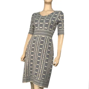 Chatham Amanda Dress Gray and Cream