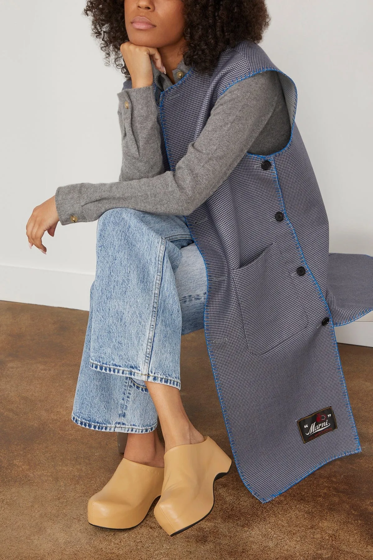 Chunky Clog Sabot in Nomad